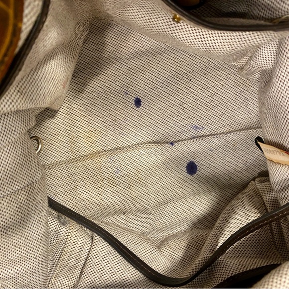 DOONEY & BOURKE Croc Embossed Brown Leather Logo Lock Hobo Shoulder Bag - Picture 15 of 15